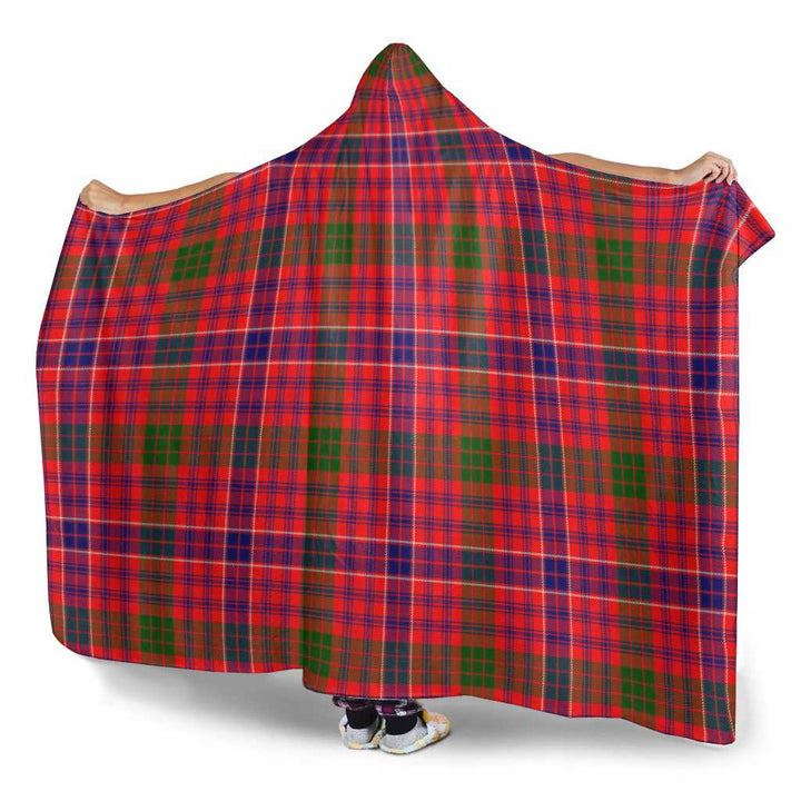 Scottish MacRae Modern Clan Tartan Hooded Blanket Tartan Plaid 3