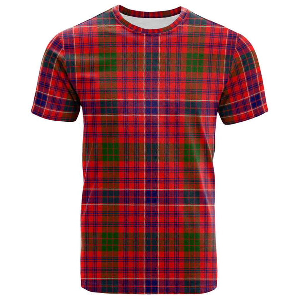 Scottish MacRae Modern Clan Tartan T-Shirt Front Side Tartan Plaid