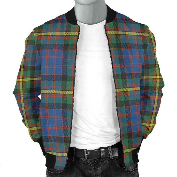 Scottish MacSporran Ancient Clan Tartan Bomber Jacket Tartan Plaid 2