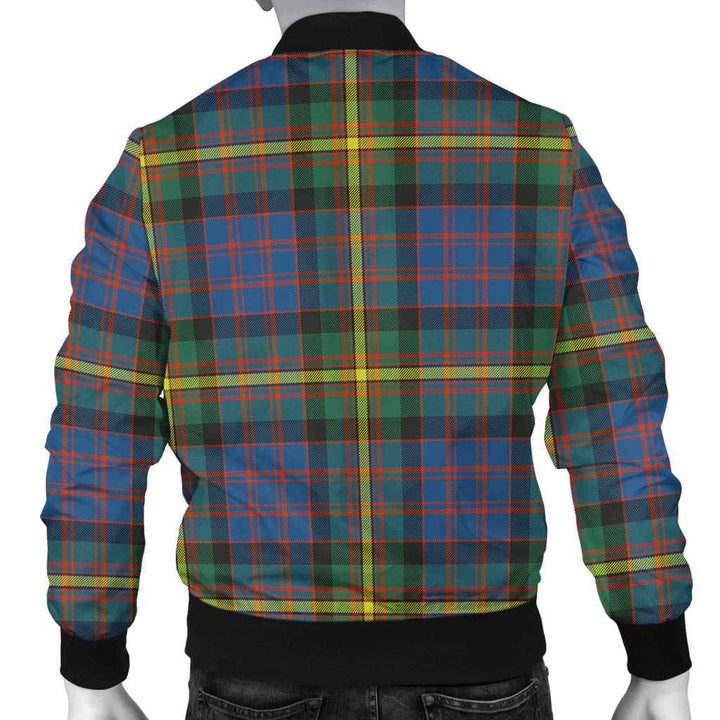 Scottish MacSporran Ancient Clan Tartan Bomber Jacket Tartan Plaid 3