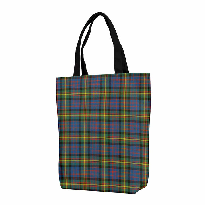 Scottish MacSporran Ancient Clan Tartan Canvas Bag With Shoulder Strap Tartan Plaid 1