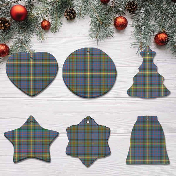 Scottish MacSporran Ancient Clan Tartan Ceramic Ornament All Tartan Plaid