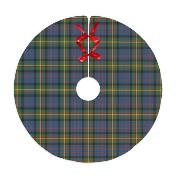 Scottish MacSporran Ancient Clan Tartan Christmas Tree Skirt No Tassels 1 Tartan Plaid