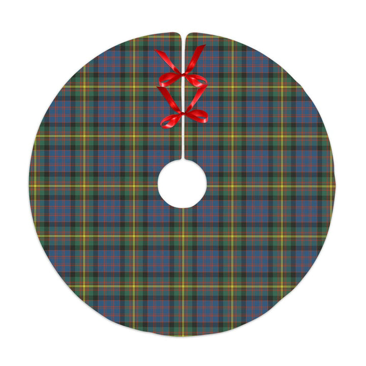Scottish MacSporran Ancient Clan Tartan Christmas Tree Skirt No Tassels 1 Tartan Plaid
