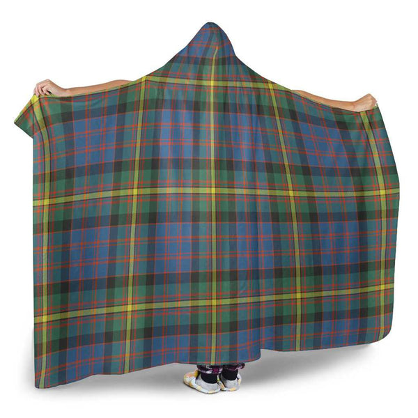 Scottish MacSporran Ancient Clan Tartan Hooded Blanket Tartan Plaid 2
