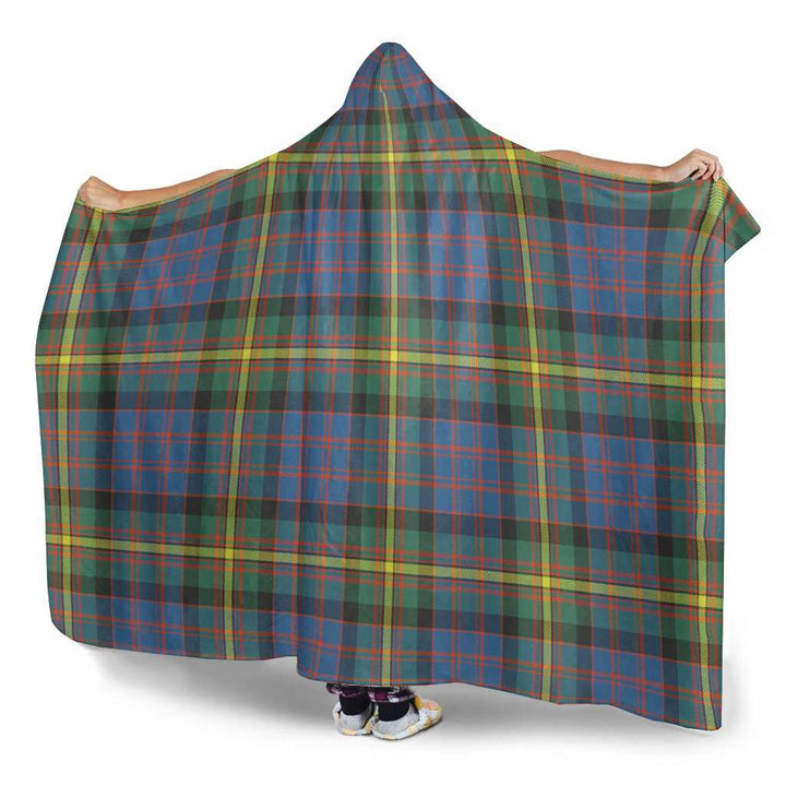 Scottish MacSporran Ancient Clan Tartan Hooded Blanket Tartan Plaid 3
