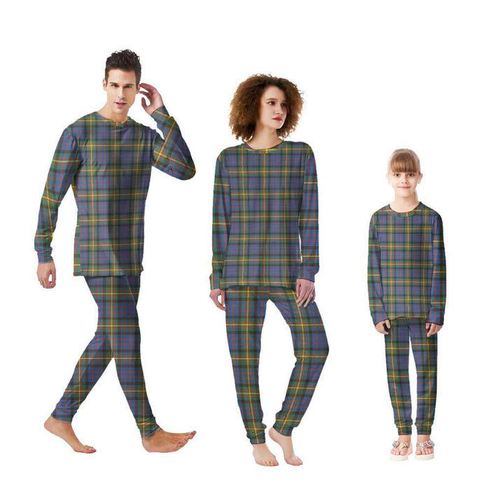 Scottish MacSporran Ancient Clan Tartan Pajama Set Tartan Plaid