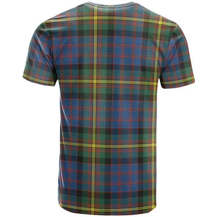 Scottish MacSporran Ancient Clan Tartan T-Shirt Back Side Tartan Plaid