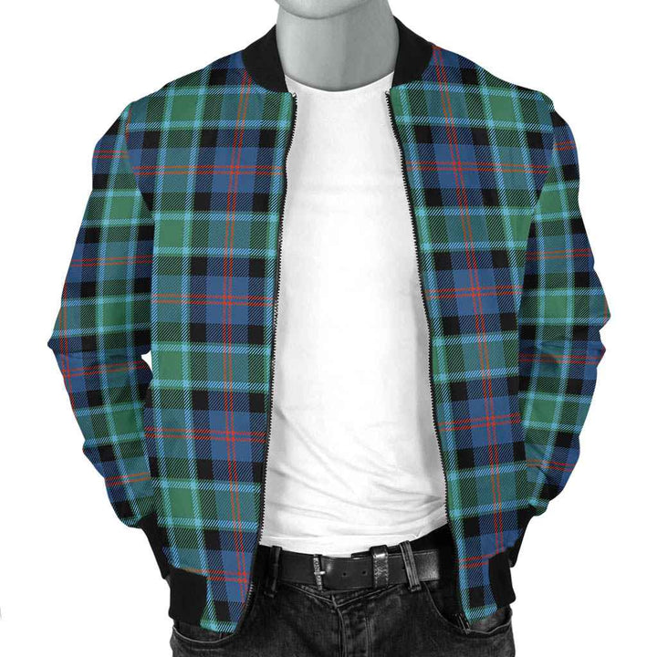 Scottish MacTaggart Ancient Clan Tartan Bomber Jacket Tartan Plaid 2