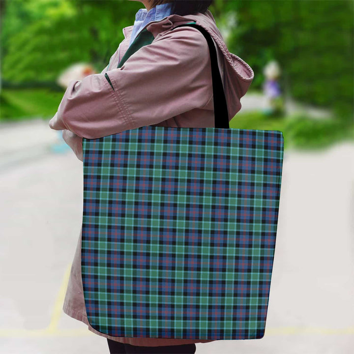 Scottish MacTaggart Ancient Clan Tartan Canvas Bag With Shoulder Strap Tartan Plaid 2
