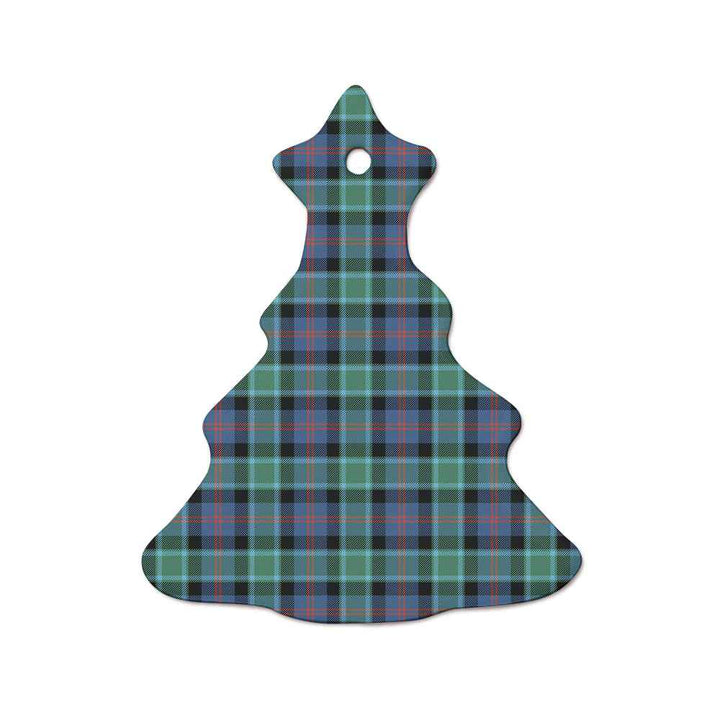 Scottish MacTaggart Ancient Clan Tartan Ceramic Ornament  Tree Shape Tartan Plaid