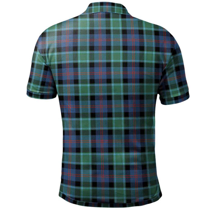 Scottish MacTaggart Ancient Clan Tartan Polo Shirt Back Side Tartan Plaid