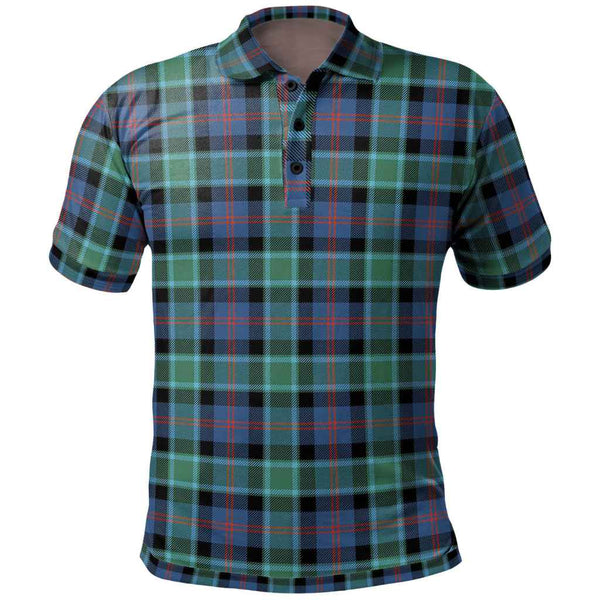 Scottish MacTaggart Ancient Clan Tartan Polo Shirt Front Side Tartan Plaid