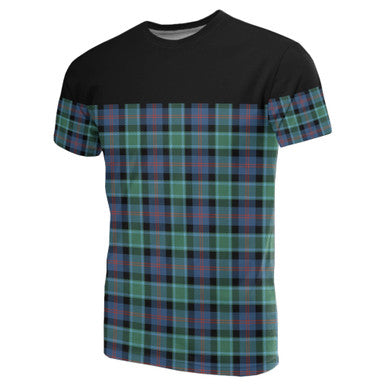 Scottish MacTaggart Ancient Clan Tartan T-Shirt Horizontal Style Front Side Tartan Plaid