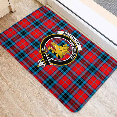 Scottish MacTavish Clan Crest Tartan Door Mat Tartan Plaid 2