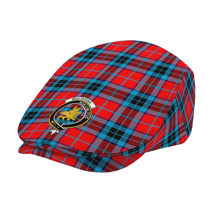 Scottish MacTavish Clan Crest Tartan Flat Cap Tartan Plaid 2