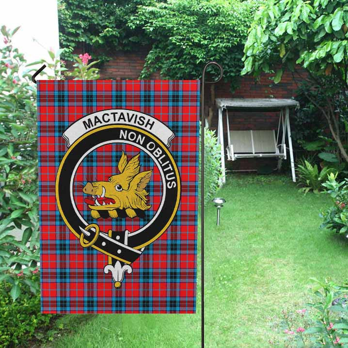 Scottish MacTavish Clan Crest Tartan Garden Flag Tartan Plaid 2