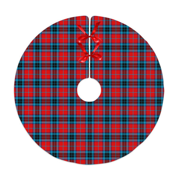 Scottish MacTavish Modern Clan Tartan Christmas Tree Skirt No Tassels 1 Tartan Plaid