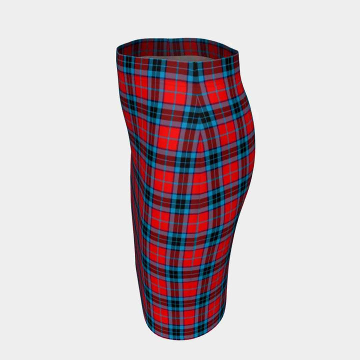 Scottish MacTavish Modern Clan Tartan Fitted Skirt Tartan Plaid 2