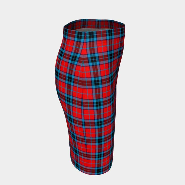 Scottish MacTavish Modern Clan Tartan Fitted Skirt Tartan Plaid 3