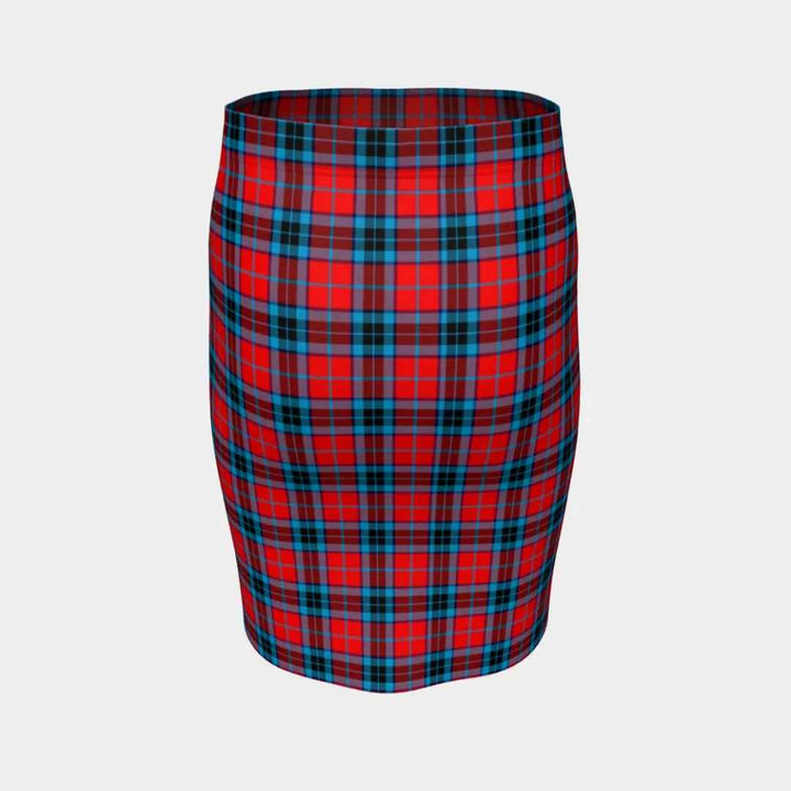 Scottish MacTavish Modern Clan Tartan Fitted Skirt Tartan Plaid 4