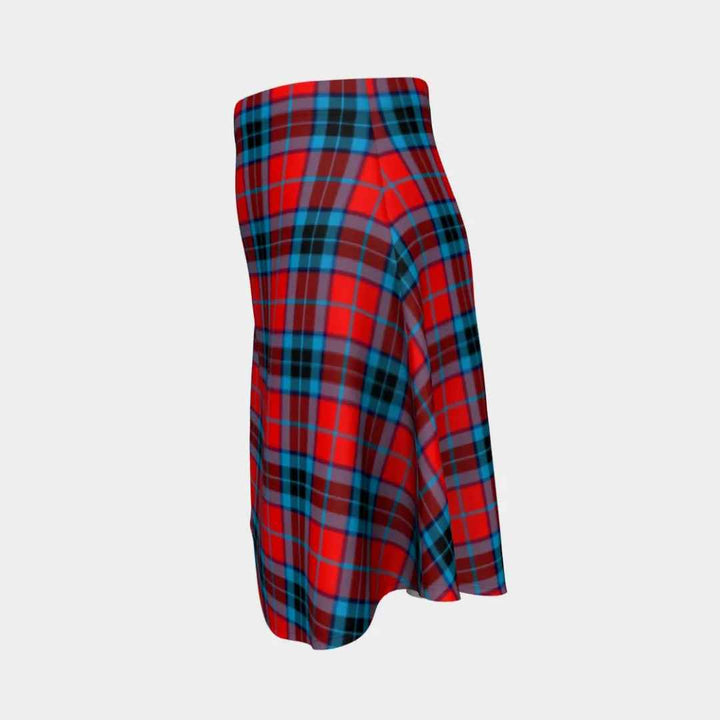 Scottish MacTavish Modern Clan Tartan Flare Skirt Tartan Plaid 2