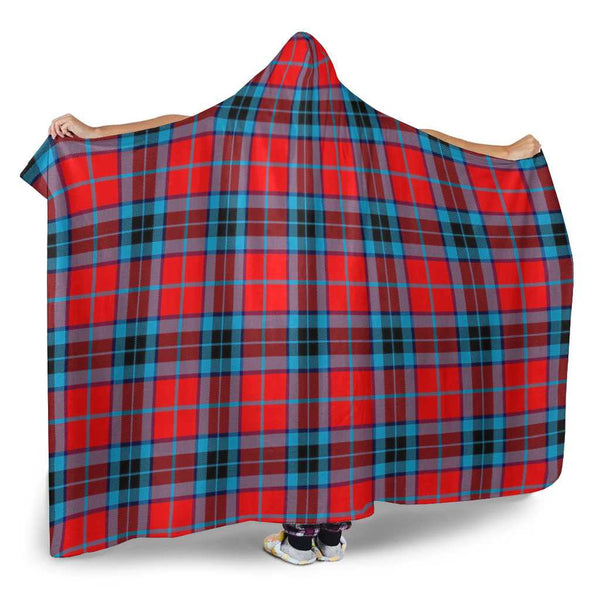 Scottish MacTavish Modern Clan Tartan Hooded Blanket Tartan Plaid 2