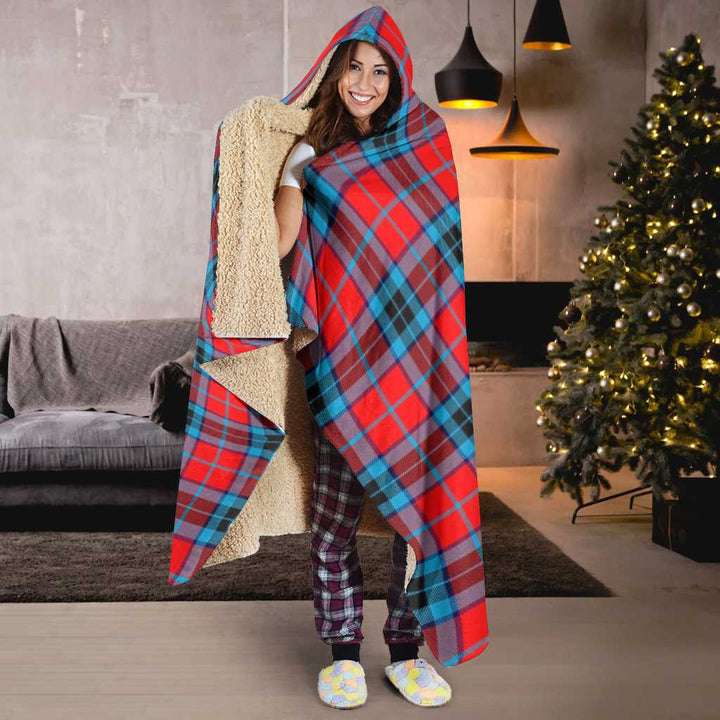 Scottish MacTavish Modern Clan Tartan Hooded Blanket Tartan Plaid 6