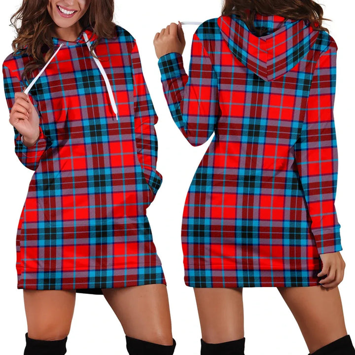 Scottish MacTavish Modern Clan Tartan Hoodie Dress