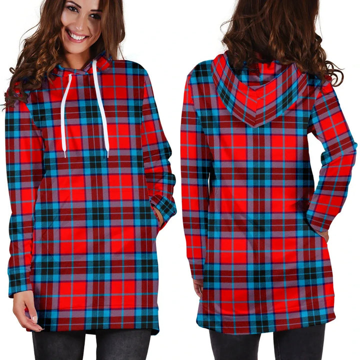 Scottish MacTavish Modern Clan Tartan Hoodie Dress