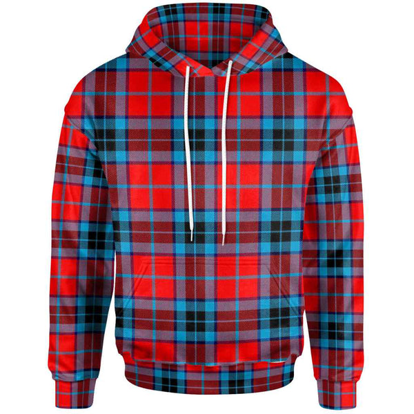 Scottish MacTavish Modern Clan Tartan Hoodie Front Side Tartan Plaid