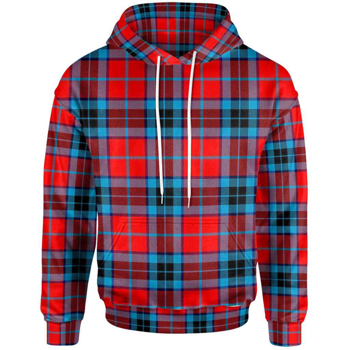 Scottish MacTavish Modern Clan Tartan Hoodie Front Side Tartan Plaid