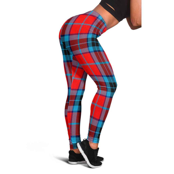 Scottish MacTavish Modern Clan Tartan Women Leggings Tartan Plaid 1