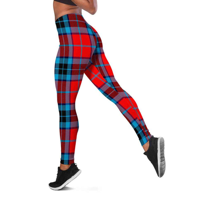 Scottish MacTavish Modern Clan Tartan Women Leggings Tartan Plaid 2