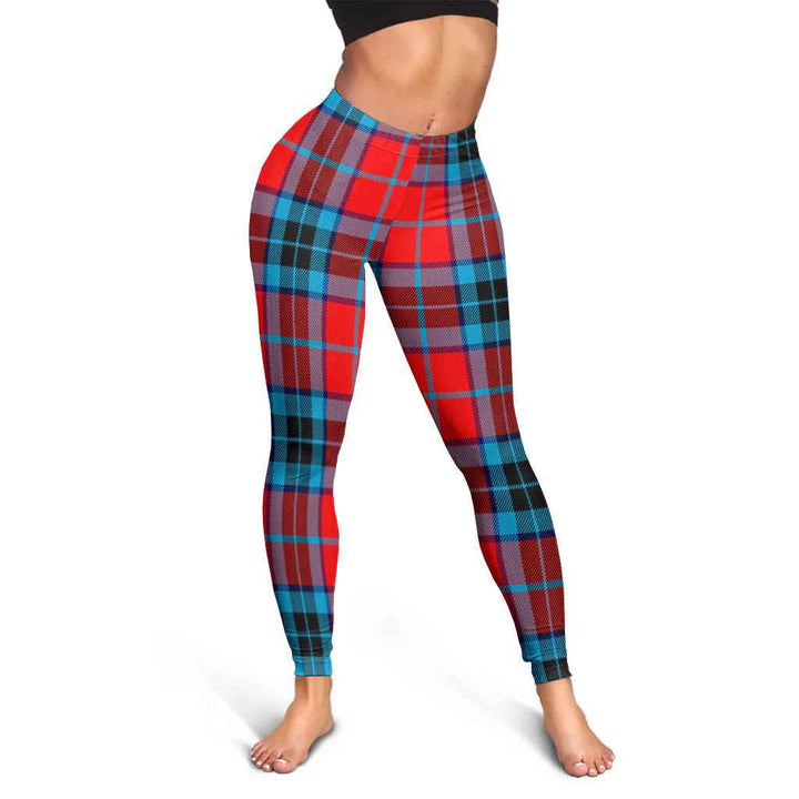 Scottish MacTavish Modern Clan Tartan Women Leggings Tartan Plaid 3