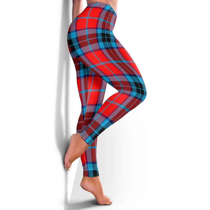 Scottish MacTavish Modern Clan Tartan Women Leggings Tartan Plaid 4