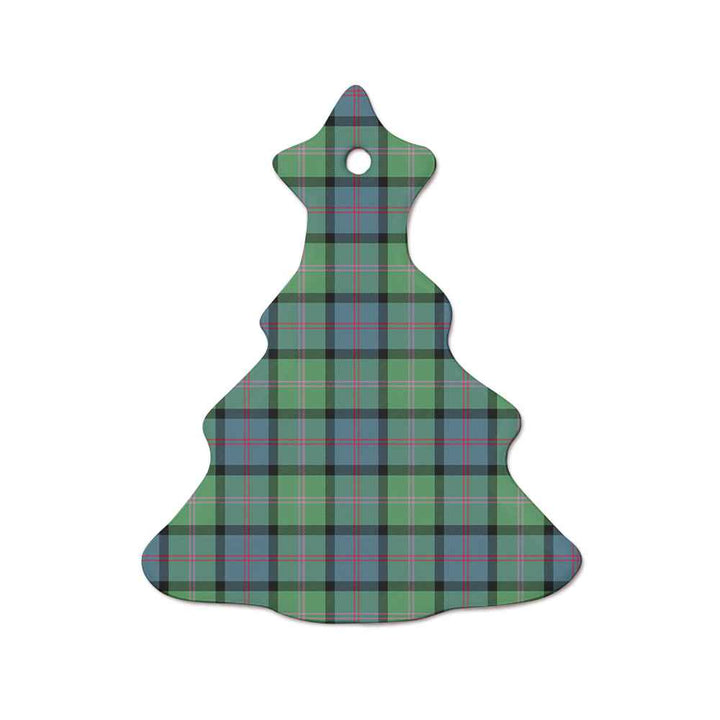 Scottish MacThomas Ancient Clan Tartan Ceramic Ornament  Tree Shape Tartan Plaid