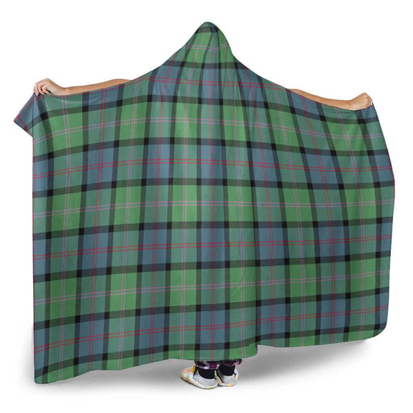 Scottish MacThomas Ancient Clan Tartan Hooded Blanket Tartan Plaid 2