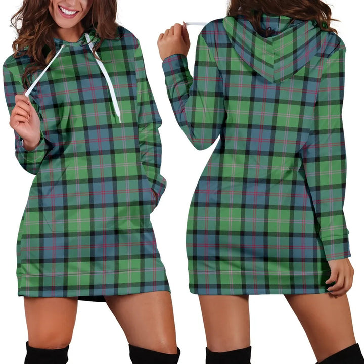 Scottish MacThomas Ancient Clan Tartan Hoodie Dress
