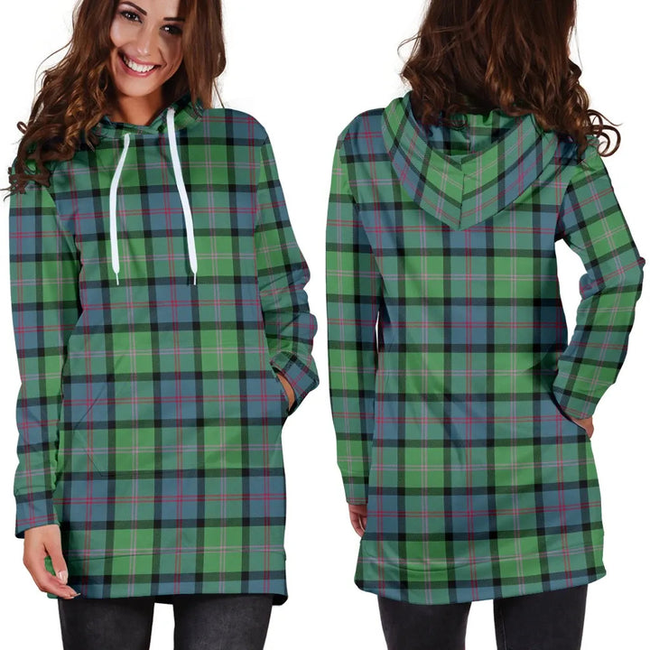 Scottish MacThomas Ancient Clan Tartan Hoodie Dress