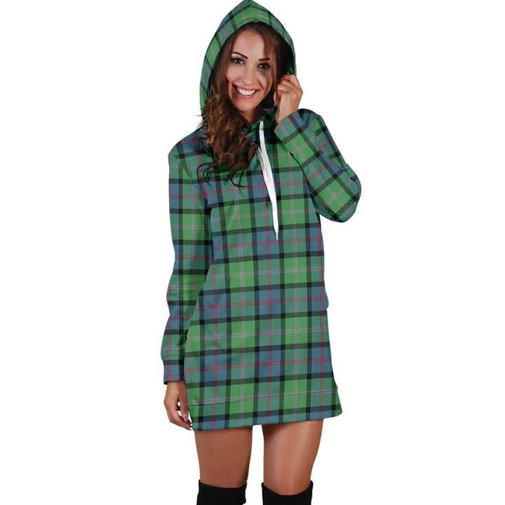Scottish MacThomas Ancient Clan Tartan Hoodie Dress