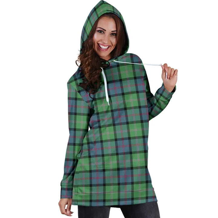 Scottish MacThomas Ancient Clan Tartan Hoodie Dress