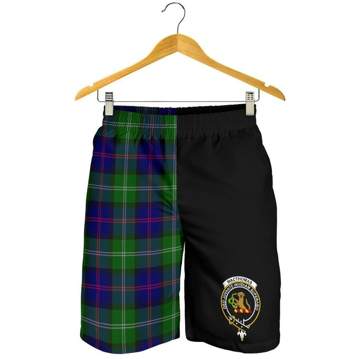 Scottish MacThomas Clan Crest Tartan Half of Me Men's Shorts