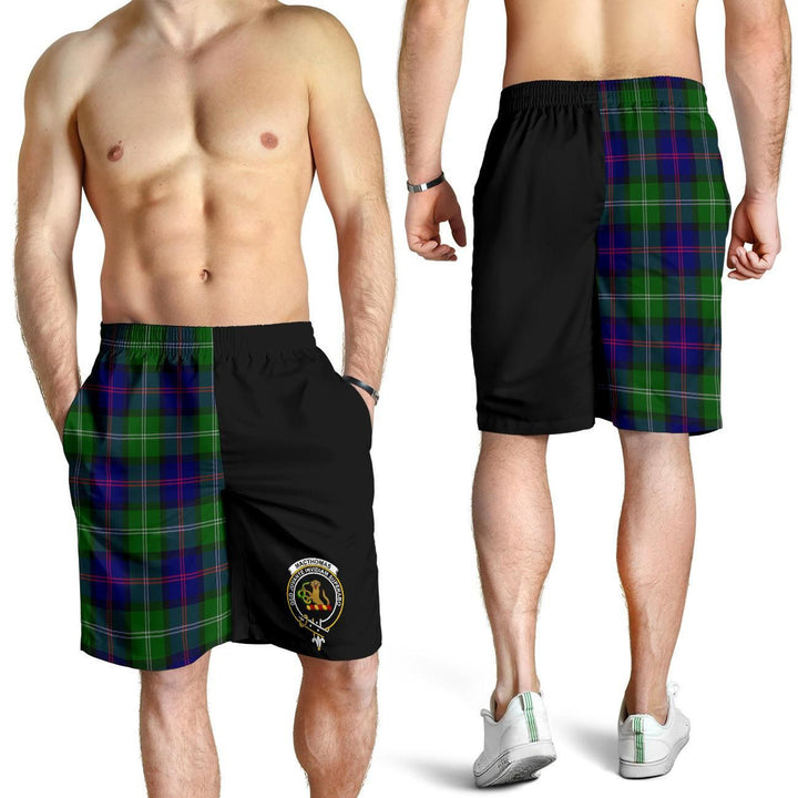 Scottish MacThomas Clan Crest Tartan Half of Me Men's Shorts