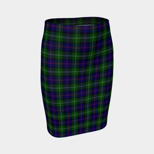 Scottish MacThomas Modern Clan Tartan Fitted Skirt Tartan Plaid 1
