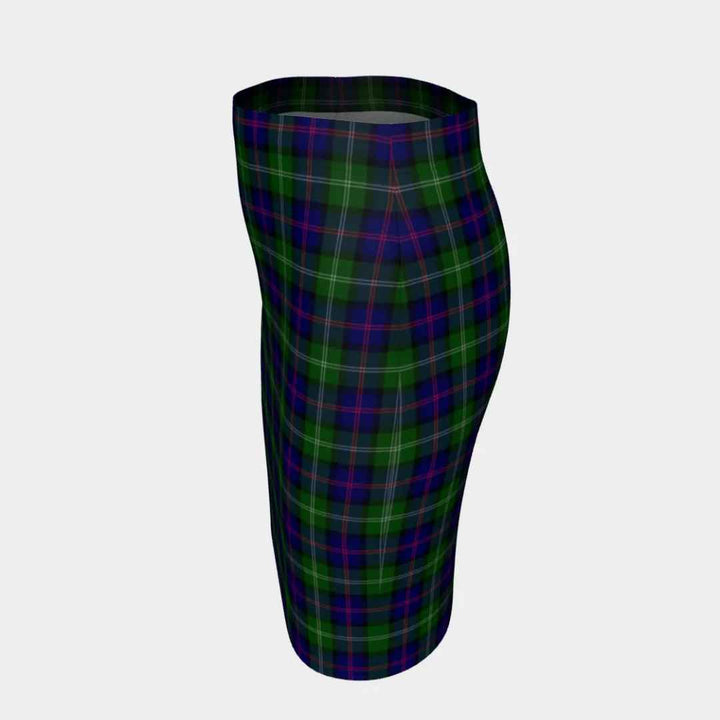 Scottish MacThomas Modern Clan Tartan Fitted Skirt Tartan Plaid 2