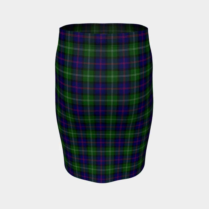 Scottish MacThomas Modern Clan Tartan Fitted Skirt Tartan Plaid 4