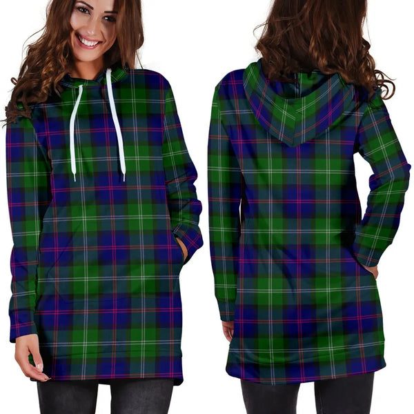 Scottish MacThomas Modern Clan Tartan Hoodie Dress