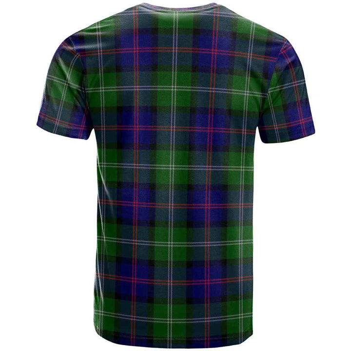 Scottish MacThomas Modern Clan Tartan T-Shirt Back Side Tartan Plaid