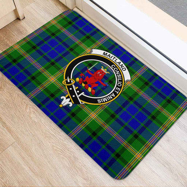 Scottish Maitland Clan Crest Tartan Door Mat Tartan Plaid 2